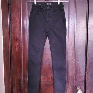 Frank & Oak Debbie skinny jeans, black